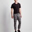 ݥơAEROPOSTALE ϥåȥѥ ƥ֥ѥ ꥹåȥѥ Plaid Jogger Sweatpants 6961-7078-053 졼 med heather grey 祬ѥġڤб