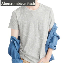 アバクロンビー&フィッチ 服 メンズ Abercrombie & Fitchアバクロンビーアンドフィッチ正規品メンズ半袖TEEシャツMens Print Crew Teeボタニカル柄(GREY PATTERN) 124-236-1781-118【ラストSALE】