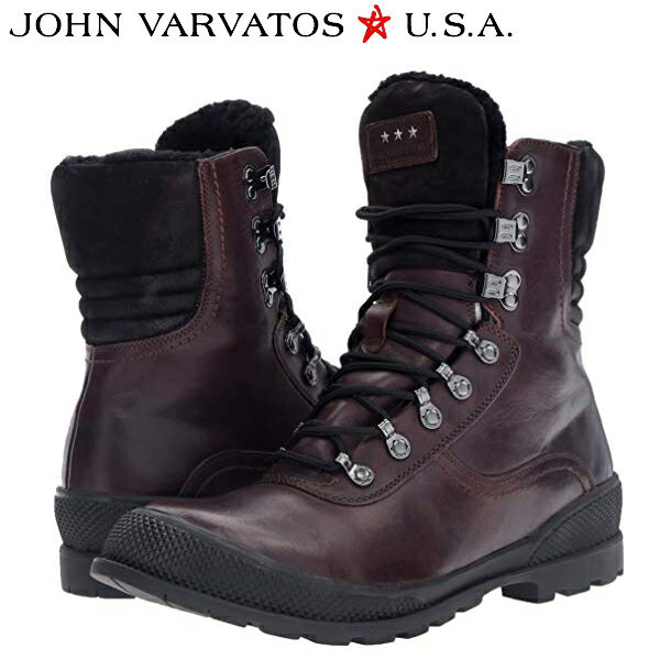 ブーツJohn Varvatos ジョン バルベイトス メンズブーツ 編み上げMen's Heyward Hiker Winter Boot内側ボア ウィンターブーツ インポートブランド海外買い付け