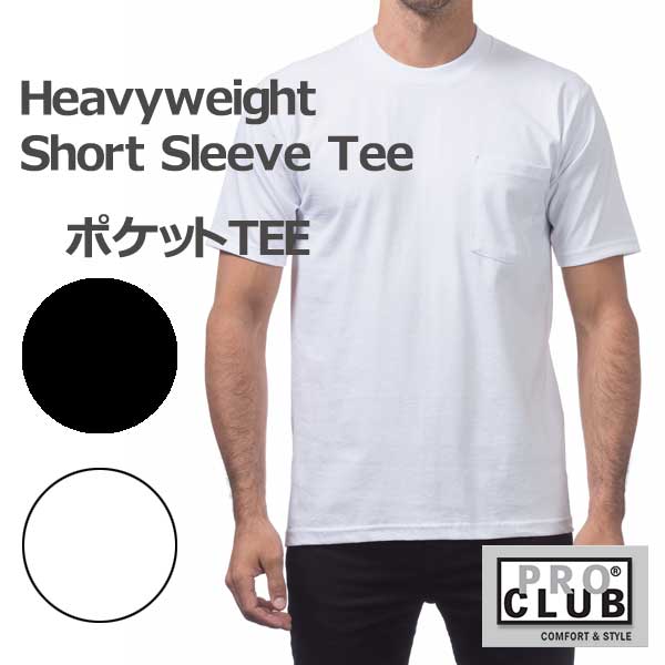 PROCLUBץȾµݥåTĥإӡ104̵礭Men'sHeavyweightCottonShortSleevePocketT-Shirt