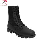 Rothco ロスコ ミリタリージャングルブーツ編み上げ黒ブラック軍物Military Jungle Boots 5081無骨 男前キャンプ サバゲー ダンスインポートブランド海外買い付けミルスペックモデル軍規格【楽ギフ_包装】