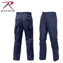 ロスコRothco リラックスフィット ジップ ジッパーカーゴパンツRelaxed Fit Zipper Fly BDU Pantsミリタリー軍物BDU パンツ サバイバル キャンプ