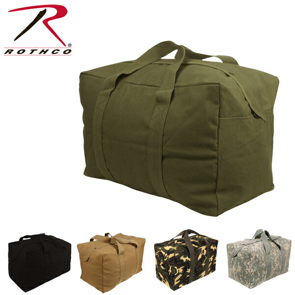 ロスコRothcoキャンバス パラシュート カーゴバッグ Canvas Parachute Cargo Bagミリタリー帆布 ツールバッグ 大きい荷物キャンプBBQデカバッグ