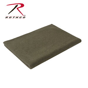 ロスコRothco　正規品 ウールブランケット　焚火ブランケット Wool Blanket　OliveDrab　62"X80"ミリタリー軍物 キャンプ オリーブ 無骨 ブッシュクラフト