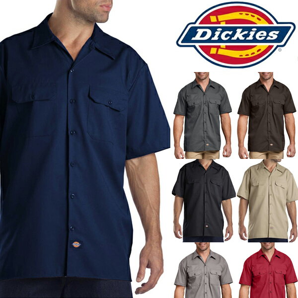 DICKIESディッキーズ正規品 半袖シャツ1574ショートスリーブワークシャツSHORT SLEEVE WORK SHIRTS インポートブランド海外買い付け