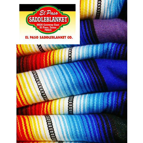 【ラストSALE】ELPASO SADDLEBLANKET CO.エルパソ ベランピング 海 キャンプ セラペ ファイアーアンドアイス サラッペFIRE&ICE　SADDLE BLANKET WOOL ネイティブ柄 民族柄 チマヨ ソファーカバー ラグ カーペット ピクニック メキシカン エスニック 1