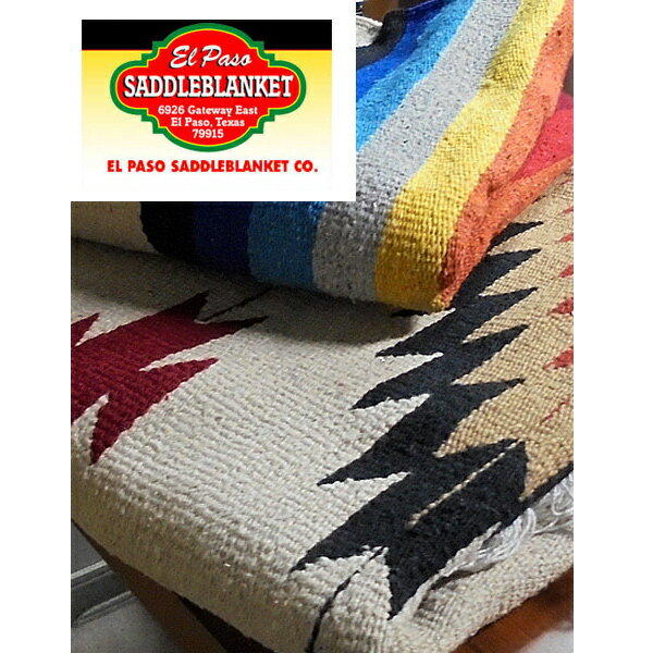 再入荷エルパソ ELPASO SADDLEBLANKET CO. エルパソ ネイティブ柄 ブランケット San Miguel Blanketsサンミガエル エルパソ チマヨ サラペ サラッペ ベランピング 海 キャンプ マット ソファーカバー ラグ BBQ　お花見　ピクニック メキシカン エスニック民族柄