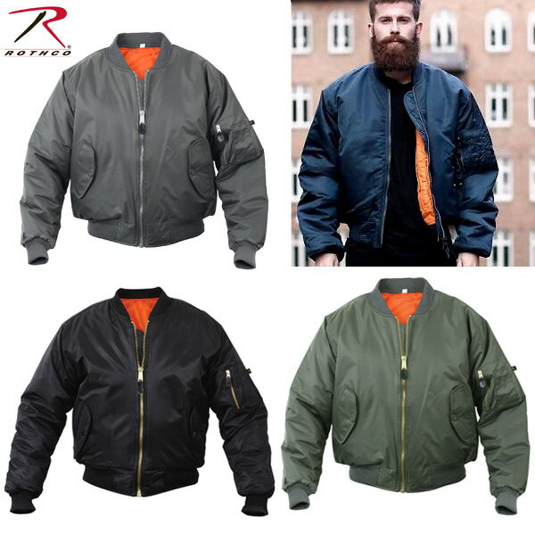 【売り尽くし】ロスコ ma-1 ROTHCO MA1 FLIGHT JACKET-100% NYLON アウター ミリタリージャケット フライト ジャケットナイロン 7324/7350/73232インポートブランド海外買い付け ミルスペック…