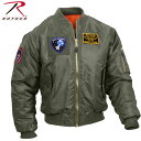 【売り尽くしROTHCOロスコ正規品アメリカ買い付けADAPT MA-1 FLIGHT JACKET PATCHESフライトジャケットMA1 パッチ ワッペン付き7240インポート 軍ものミリタリーブランド海外買い付け【楽ギフ_包装】