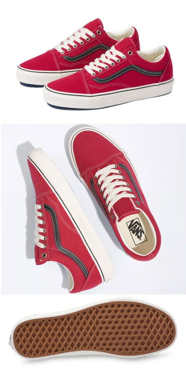 バンズ　Vans　スニーカー　靴　ヴァンズ オールドスクール レッド Old Skool Earth Chilli Pepper　靴　VN0A4BV521J　9.5inc/27.5cm　10.5inc/28.5cm　11.0inc/29.0cm 2