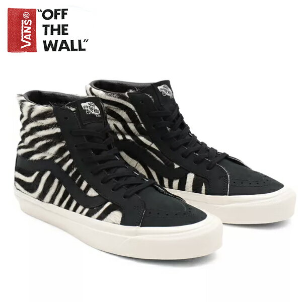 バンズ Vans ヴァンズ スケートSk8-Hi ハイカット バンズ スニーカー 靴 アナハイムファクトリー ゼブラ柄 38 DX (Anaheim Factory) Black ZebraアニマルVN0A38GF4ZD1海外買い付け USA仕入れ[2201]