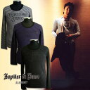☆訳あり sale メール便可Jupiter&Juno ジュピターアンドジュノBorder Rhinestone Long Sleeve Tee(ボーダーラインストーンL/S Tシャツ)