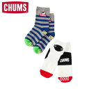 CHUMS チャムス Kid’s Socks Set(Kids M)キッズソックス2足セット 靴下 ソックス 【1点のみメール便可】