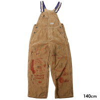 デニム＆ダンガリー DENIM DUNGAREE コーデュロイオーバーオール（140cm）サロペット708702【ノベルティ対象】