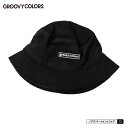 GROOVY COLORS グルービーカラーズ GROOVY バケットハット（54cm 56cm）【1点のみメール便可】帽子 ハット HAT 4718001