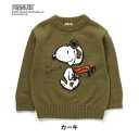 F.O.KIDS エフオーキッズ PEANUTS コラボニット(110cm 120cm)【メール便不可】スヌーピー ニット R513011
