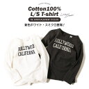 当店オリジナル noa department store. 長袖 Tシャツ HOLLYWOOD CALIFORNIA スラブ天竺ロンT（M L）ジュニア レディース メンズ ユニセックス【1点のみメール便可】 2