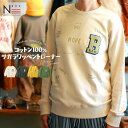 noadept.サガラ刺繍ワッペントレーナー 22AW（150cm S M L）【メール便不可】ジュニア レディース メンズ 親子 お揃い かぞくおそろい 2022秋冬