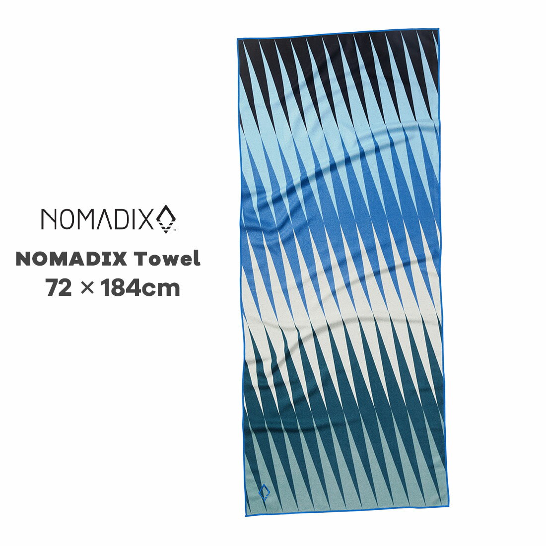 NOMADIX Υޥǥå TOWEL HEATWAVE_BLUEGREEN 72184cm Ƚ 襬ޥåȡڥ᡼Բġۤ ե ץ쥼   ̵