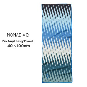 ○新作○NOMADIX ノマディックス DO ANYTHING TOWEL HEATWAVE_BLUEGREEN 40×100cm フェイスタオル スポーツタオル【メール便不可】おしゃれ ギフト プレゼント 男性 女性