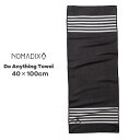 NOMADIX ノマディックス DO ANYTHING TOWEL POOLSIDE_BLACK 40×100cm フェイスタオル スポーツタオルおしゃれ ギフト プレゼント 男性 女性