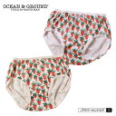 オーシャンアンドグラウンド Ocean＆Ground○新作○ガールズショーツ　Ichigo Batake（100cm 110cm 120cm 130cm 140cm）【4枚までメール便可】新学期 肌着