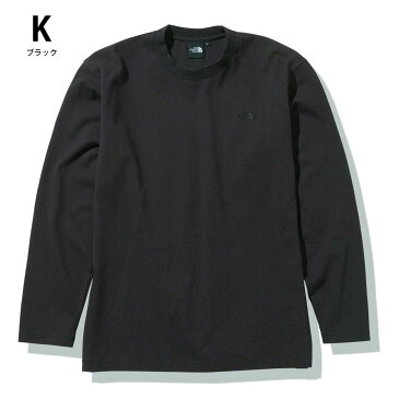 ノースフェイス THE NORTH FACE L/S Nuptse Cotton Tee （L） ロングスリーブヌプシコットンティー　メンズ　長袖Tシャツ【メール便不可】