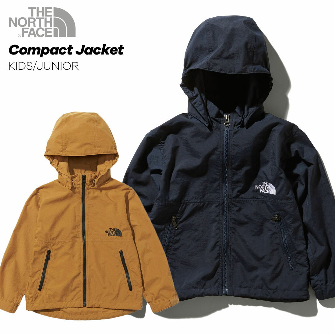 ○新作○ノースフェイス THE NORTH FACE アウター Compact Jacket（120cm 130cm 140cm 150cm）コンパクトジャケット メール便不可【送料無料】ウィンドブレーカー NPJ21810