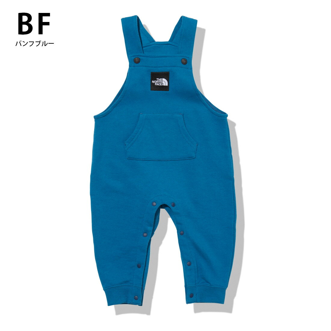 ノースフェイス ベビー THE NORTH FACE B Sweat Logo Overall（80cm 90cm）出産祝い ギフト 送料無料 スウェットロゴ オーバーオール 【メール便不可】NBB32103 ボトムス 1歳