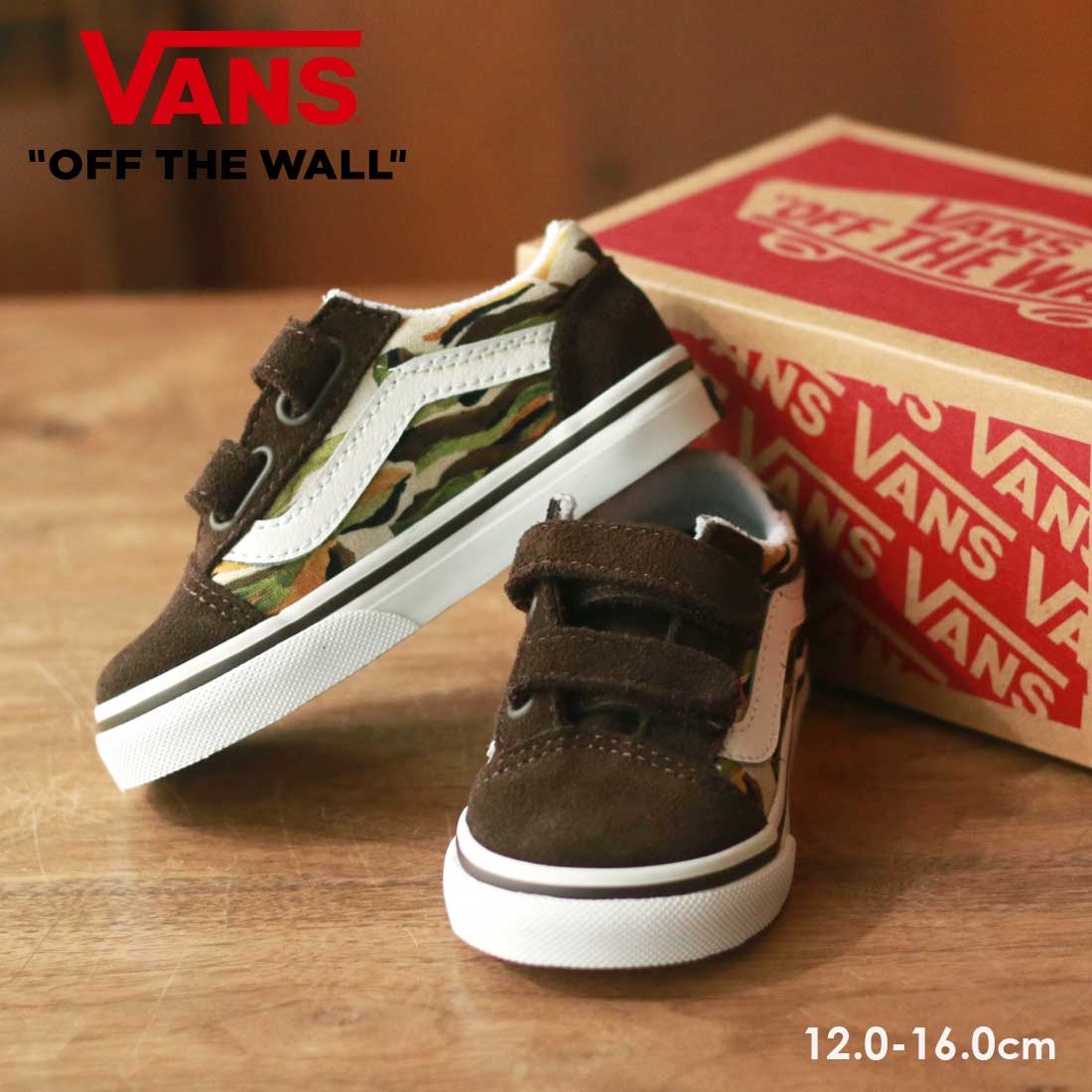 VANS ベビーオールドスクール V VN0009RCBF0 アメリカ企画 サイズ大きめ（12cm 13cm 14cm 15cm 16cm）【メール便不可】靴 シューズ キッズ ベビー バンズ 出産祝い 誕生日 ギフト プレゼント OLDSKOOL