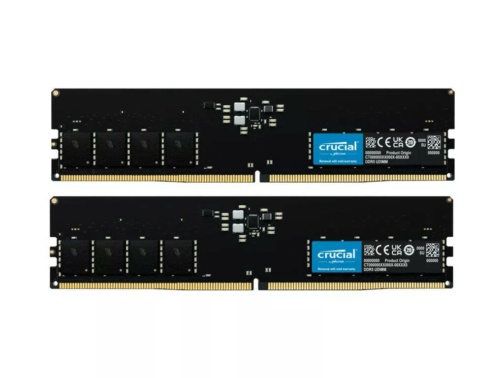 【新品】crucial CT2K32G56C46U5 [ DDR5 PC5-44800 32GB 2枚組 ]