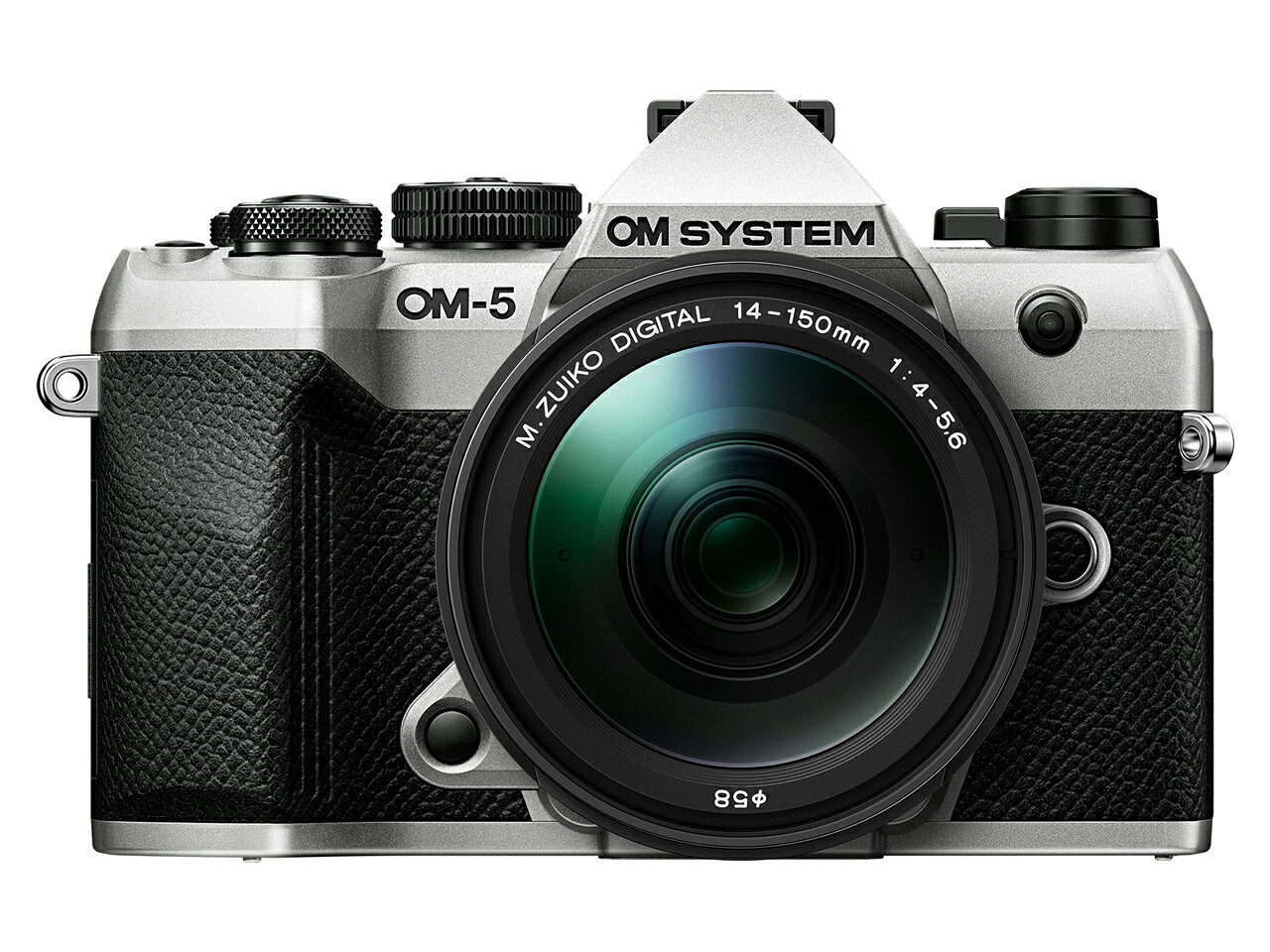 《3/1ポイント2倍》【新品】OM Digital Solutions OM SYSTEM OM-5 14-150mm II レンズキット [シルバー]