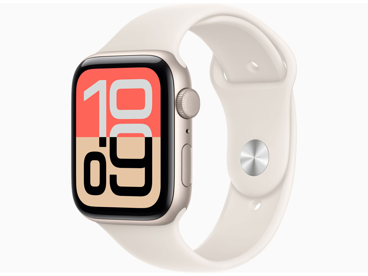《3/1ポイント2倍》【新品】Apple Watch SE 第3世代 (GPSモデル) 44mm スターライトM/L [ MEHJ4J/A ]