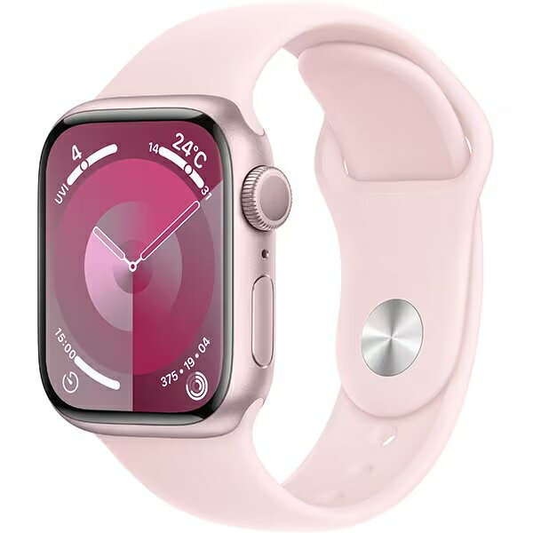 【新品】Apple Watch Series 9 41mm [ MR933J/A ] ピンク/ライトピンクスポーツバンド S/M GPSモデル