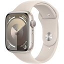 Apple Watch Series 9 45mm  スターライトスポーツバンド M/L GPSモデル