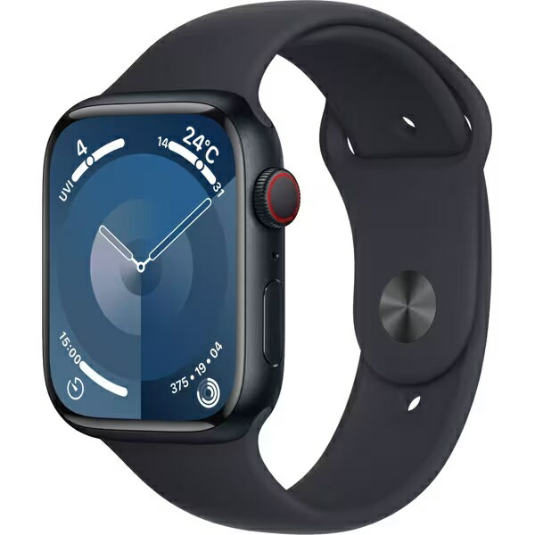 【新品】Apple Watch Series 9 45mm [ MRMC3J/A ] ミッドナイトスポーツバンド S/M GPS+Cellularモデル