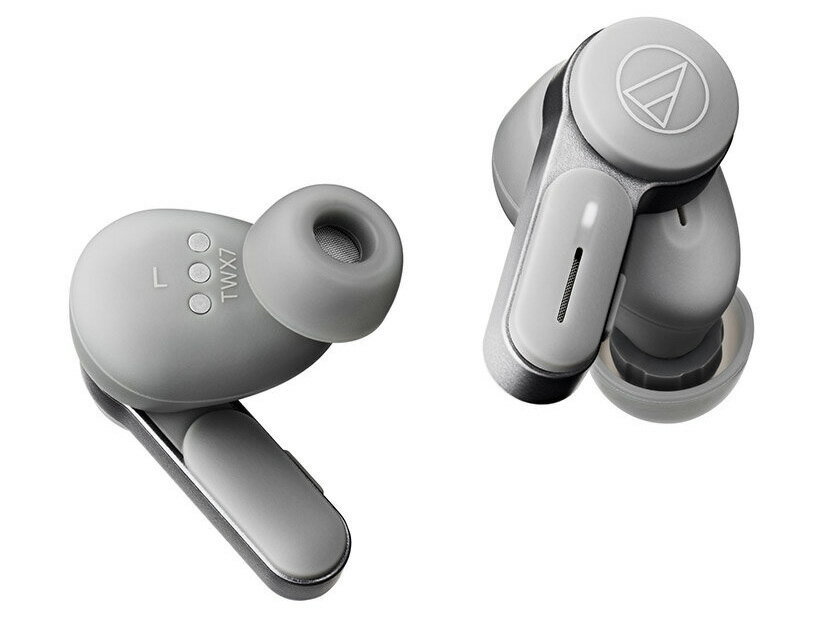 【新品】audio-technica ワイヤレスイヤホン ATH-TWX7 GY [ ストーングレイ ]