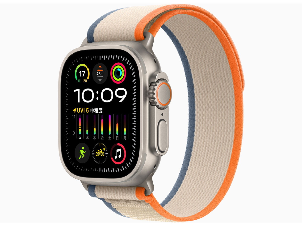【新品】Apple Watch Ultra 2 GPS+Cellularモデル 49mm オレンジ/ベージュトレイルループ S/M [ MRF13J/A ]