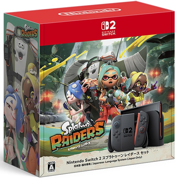 【新品外箱傷みあり】Nintendo Switch 2 日本国内専用版 スプラトゥーン レイダース セット BEE-S-KB6PE