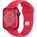 【新品】Apple Watch Series 8 41mm [ MNP73J/A ] (PRODUCT)REDスポーツバンド GPSモデル