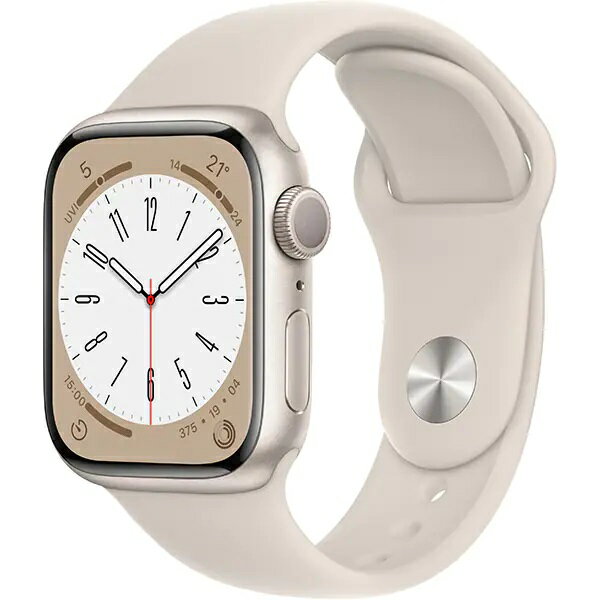 【新品】Apple Watch Series 8 41mm [ MNP63J/A ] スターライトスポーツバンド GPSモデル