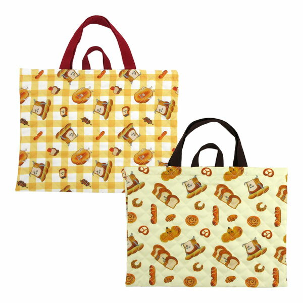 【ネコポス便発送可】CKR6-PD パンどろぼう キルトレッスンバッグ 総柄 チェック ぱんどろぼう 絵本 学童バッグ 入園 入学 お道具箱 絵本 通園 通学 習い事 柴田ケイコ 作家 雑貨 キャラクター 人気 ギフト プレゼントのサムネイル