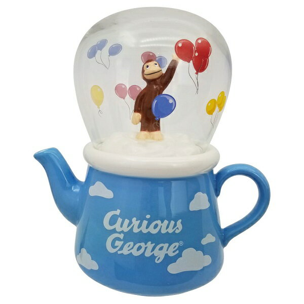 おさるのジョージ SAN3342 ティーセット 風船 Curious George グラス 食器 立体 3D フィギュア 重ね 収..