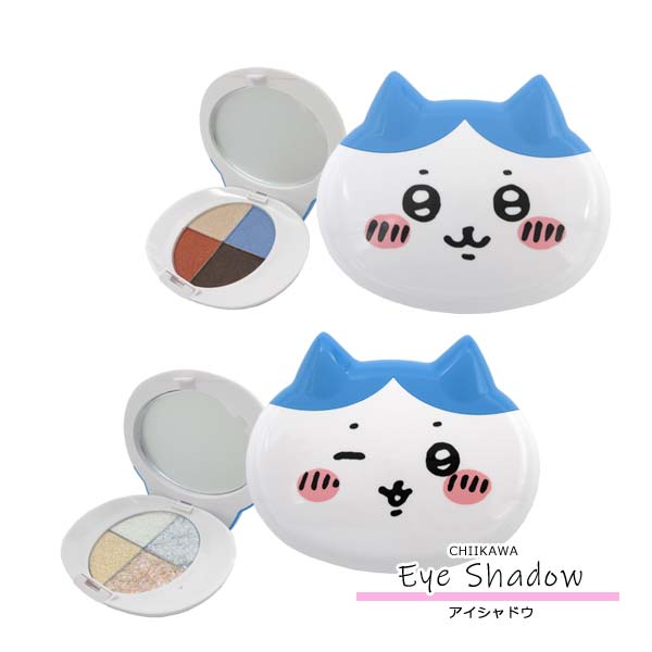 【ネコポス便発送可】cw46272-73 ちいかわ ミラー付き アイシャドウ パレット 粧美堂 chiikawa かわいい プチプラ ナガノ メイク アイメイク ハイライト 韓国メイク マット系 ラメ 涙袋 アイシャドウ キッズコスメ キッズ用コスメ SHO-BI ショービ 雑貨 ファッション 化粧品のサムネイル