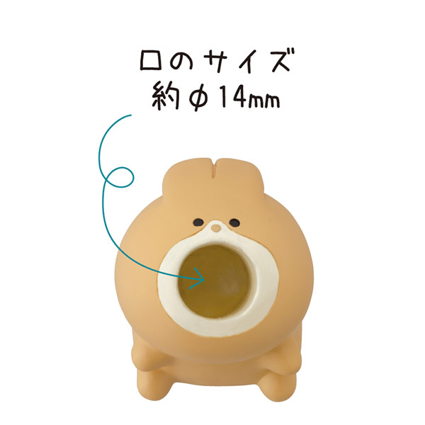 PK-62071-2「ペンスタンド うさぎ かえる」harapeko animal はらぺこあにまる DECOLE デコレ 事務用品 文具 収納 デスク 机 装飾 インテリア 小物 ギフト プレゼントの商品画像 2