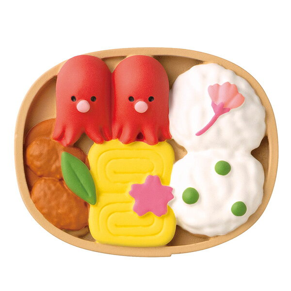 ZSA-16558R 花見わっぱ弁当 ねこねこ桜ピクニック DECOLE デコレ concombre コンコンブル マスコット 玄関 リビング 置物 インテリア オブジェ