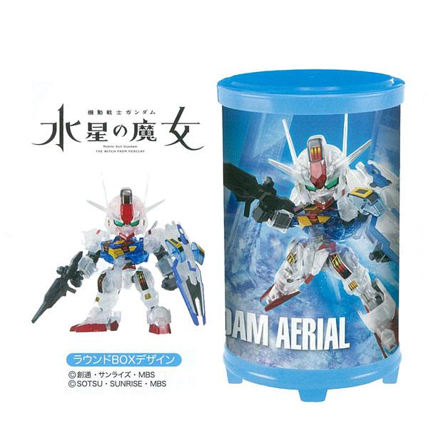 【訳あり・お菓子無し】174004 SDEXガンプラ入りラウンドBOX 水星の魔女 SDガンダム EXスタンダードガンダム エアリアル クリアカラー プラモデル 機動戦士ガンダム GUNDAM