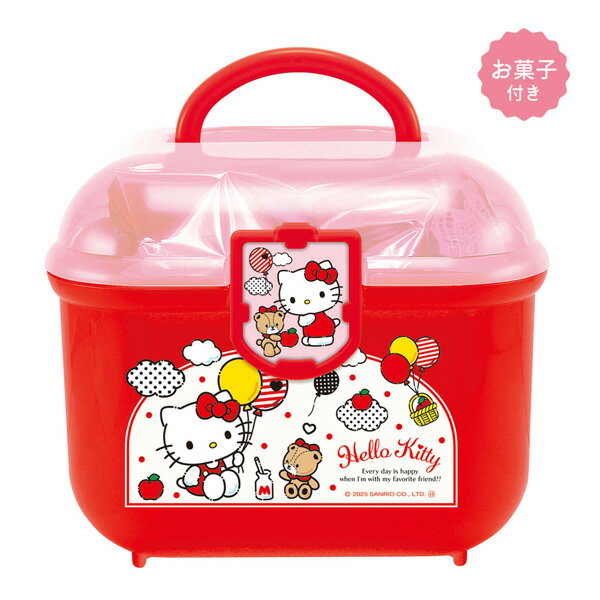 176027 ハローキティ キラクルトランク サンリオ SANRIO ハート Heart 食玩 お菓子詰め合わせ 収納 駄菓子 スナック クリスマスプレゼント 記念日 お菓子 ノベルティ ギフト プレゼント