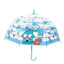 32498 子供ビニール傘 ハンギョドン ボーダー SANRIO サンリオ 55cm 雨 梅雨 レイン アンブレラ ファッション おでかけ キッズ ギフト プレ...