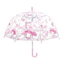32501 子供ビニール傘 マイメロディ ドルチェ 55cm SANRIO サンリオ 長傘 雨 梅雨 レイン アンブレラ キャラクター ワンタッチ タイプ PO...